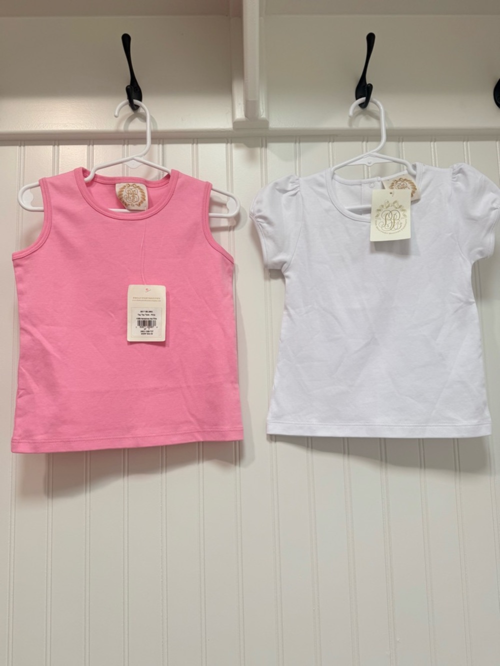 The Beaufort Bonnet Company Pink & White Kids Tops Lot